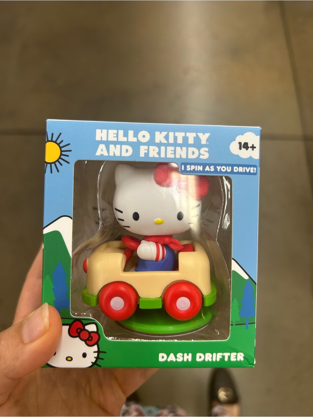 NWT Hello Kitty Dash Drifter spin as you drive
